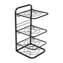 Livingandhome Kitchen Pot Pan Organizer Rack Adjustable Cookware Holder Stand