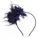 Feather Flower Fascinator Headband