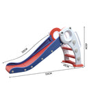 Kidkid Blue and Red Foldable Plastic Slide for Kids