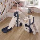 Kidkid Toddler Indoor Playground with Slide and Hoop