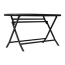 Breeins Outdoor Folding Table with Umbrella Hole