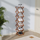 Cottonfy UK 7-Tier Bamboo Folding Shoe Rack
