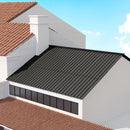 Outsunny Pack Of 12 Metal Roofing Sheets For Greenhouse