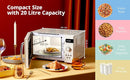 Comfee 800W 21L Retro Microwave Oven with LED Display