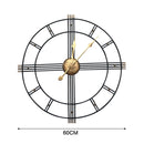 Lifeideas Oversized Decorative Cut Out Metal Wall Clock