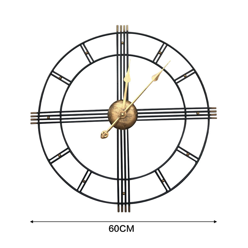 Lifeideas Oversized Decorative Cut Out Metal Wall Clock