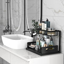 Lifeideas Black Carbon Steel Cabinet Rack