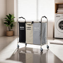 Lifeideas Laundry Storage Basket with Wheels and Handles