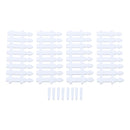 Breeins Set Of 4 Plastic Picket Garden Fence Panels Path Border