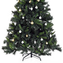 HOMCOM 6FT Pre-Lit Artificial Christmas Tree 200 LED Xmas Tree