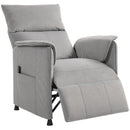 HOMCOM Electric Reclining Chair W/ Remote, Power Recliner For Elderly, Grey