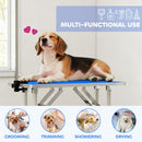 PawHut Foldable Dog Grooming Table Adjustable Arm for Small Dogs