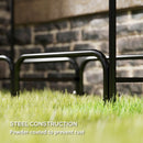 Outsunny 4FT Firewood Rack Holder W/ Canvas Carrier And Oxford Cover, Black