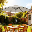Outsunny Garden Parasol, 2m Outdoor Table Parasol Umbrella with Tilt