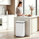 HOMCOM Kitchen Bin with Fast Motion Sensor, 50L Stainless Steel Sensor Bin