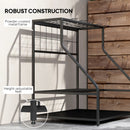 Outsunny Garden Tool Storage Rack, 3-Tier Garden Tool Rack with 11 Hooks