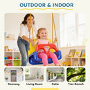 Outsunny 3 In 1 Kids Swing Seat, Adjustable Toddler Swing Chair, Dark Blue