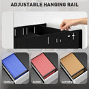 Vinsetto Steel File Cabinet with Lock and Wheels for Home Office