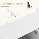 HOMCOM Sideboard Buffet Cabinet with Adjustable Shelves, White