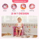 AIYAPLAY Kids Table And Chair Set, Toddler Desk Chair With Storage Bins