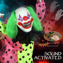 Outsunny Sound Activated Stackable Halloween Animatronics Clowns