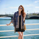 Elegant Jacquard Faux Cashmere Scarf Shawl