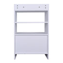 Livingandhome Contemporary Wooden Sideboard Cabinet with Open Storage