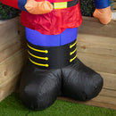 1.8m (6ft) Light Up Toy Soldier With Candy Cane Christmas Inflatable Decoration