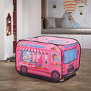 Kidkid Ice Cream Truck-Themed Play Tent with 2 Top Openings