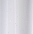 Pair of Jewel White Voile Panels with Sparkle Pattern and Rod Pocket Header