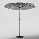 Livingandhome Outdoor Solar 24 LED Lights Patio With Crank For Patio Market With Base
