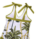 Tummy Control Swimsuit with Cover Up Skirt