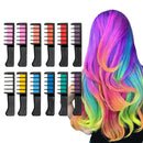 Sheonly 12 Colours Temporary Hair Chalk Combs