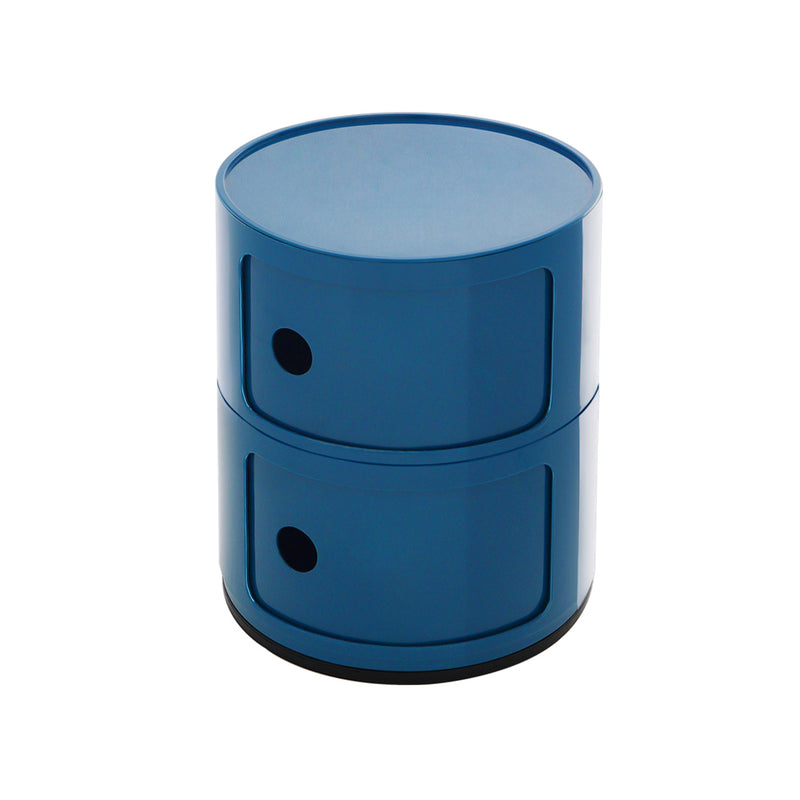 Lifeideas 2-Tier Round Storage Drawer Unit