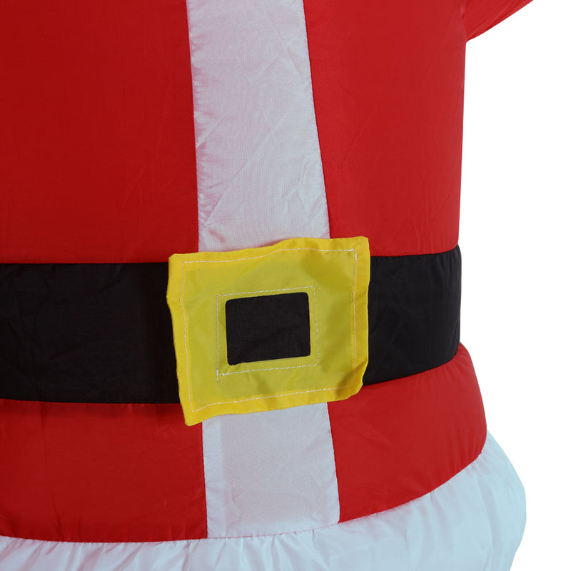 Lifeideas Inflatable Santa Claus Christmas Yard Decoration with LED