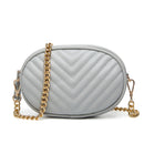 Balin Belt Crossbody Bag -Silver