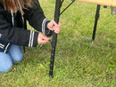 Bamboo Camping Table 4 Folding 90cm X 90cm