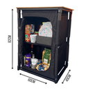 Bamboo Cooking Table 60cm x 49cm x 82cm