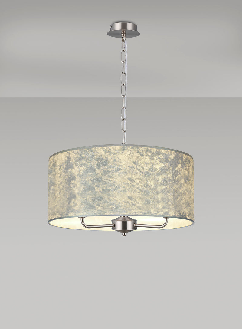 Banham Pendant Light with 3 Lights Nickel & Silver