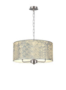 Banham Pendant Light with 3 Lights Nickel & Silver