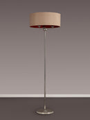 Banham Floor Lamp with 3 Lights Nickel & Gold