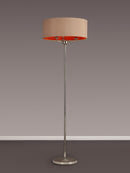 Banham Floor Lamp with 3 Lights Nickel & Gold