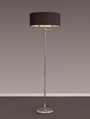 Banham Floor Lamp with 3 Lights  Nickel & Black