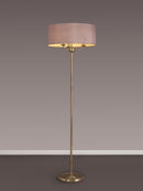 Banham Floor Light  with 3 Lights Antique Brass & Taupe