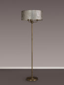 Banham Floor Lamp With 3 Lights Brass &  Silver