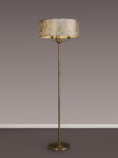 Banham Floor Lamp With 3 Lights Brass &  Silver