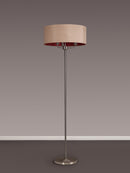 Banham Floor Lamp with 3 Lights Nickel & Gold