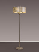 Banham Floor Lamp with 3 Lights  Nickel & Silver