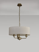 Banham Pendant Light with 3 Lights Gold & White