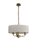 Banham Pendant Light with 3 Lights Gold & White